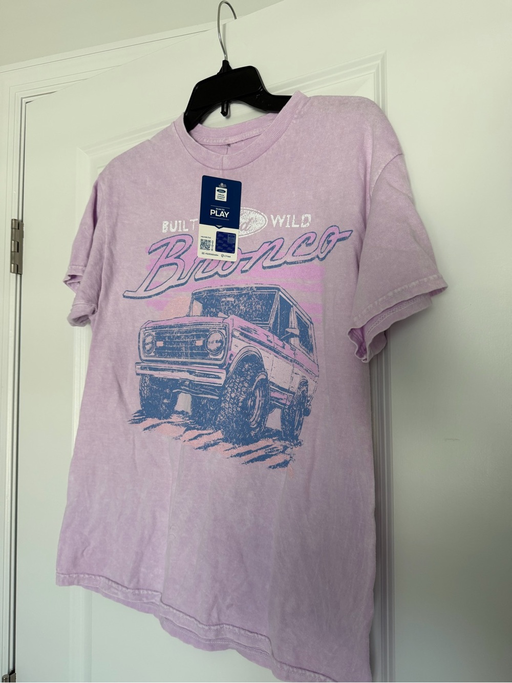 Womens Graphic Tee - Lilac Bronco Truck